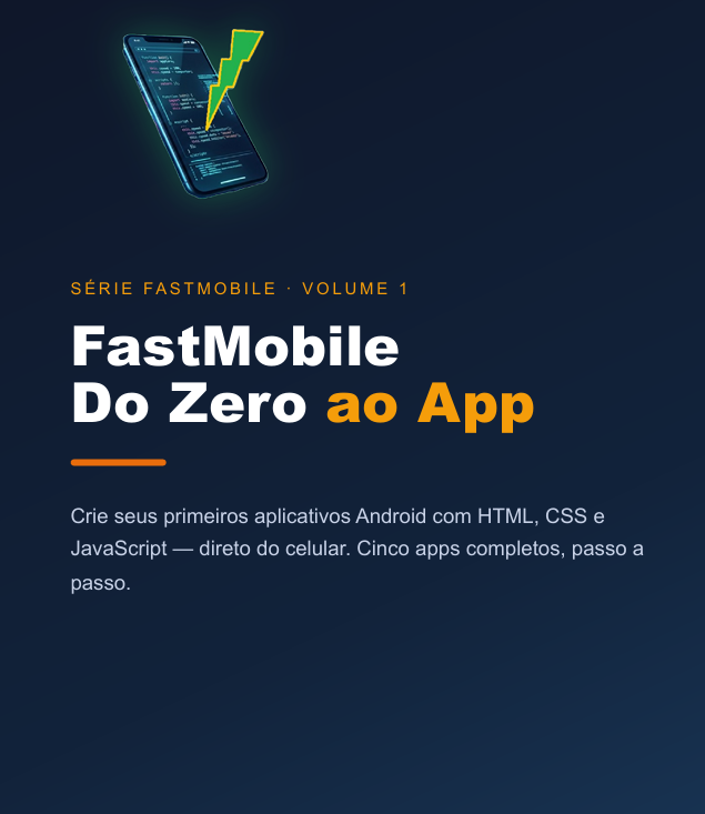 Capa do ebook FastMobile Do Zero ao App